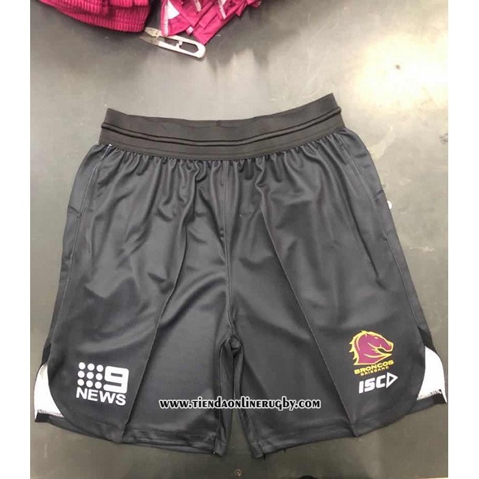 Pantalones Cortos Brisbane Broncos Rugby 2021 Gris